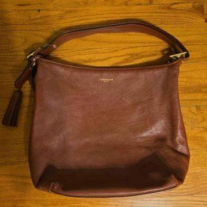 Red Leather Coach Purse